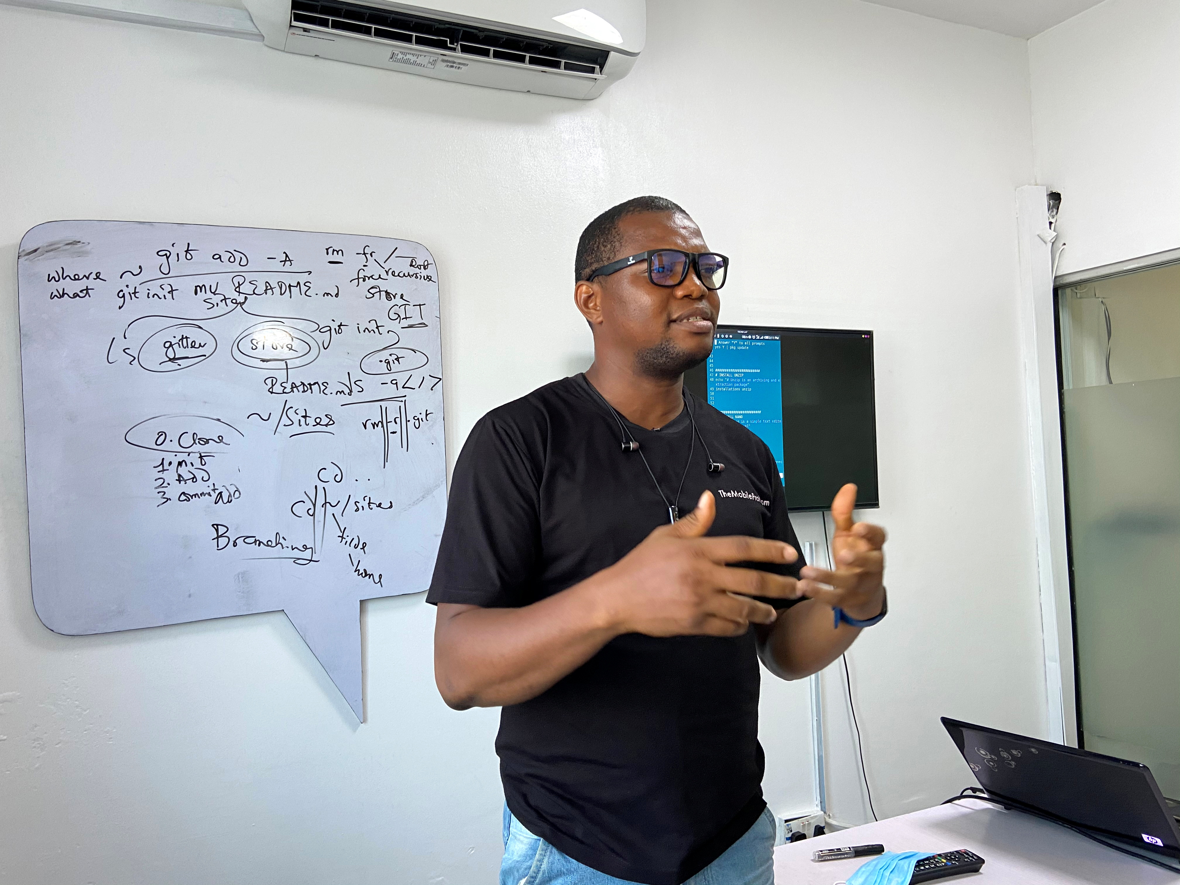 Nigerian student learning software development
